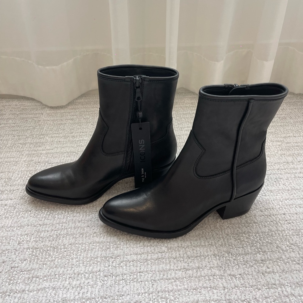 Rag & Bone icons black booties NWT